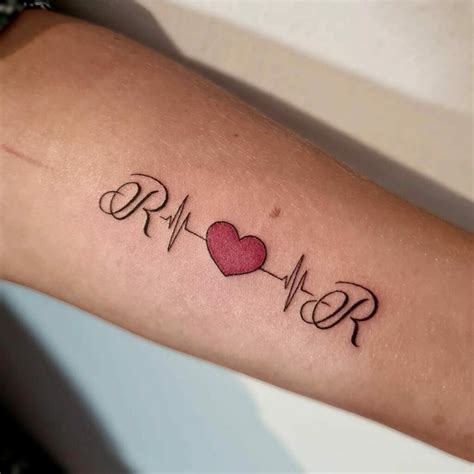 heartbeat with name tattoo|11+ Meaningful Heart Beat Tattoo Ideas That Will .